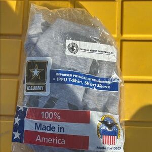 U.S. Army Gray Short Sleeve Tee